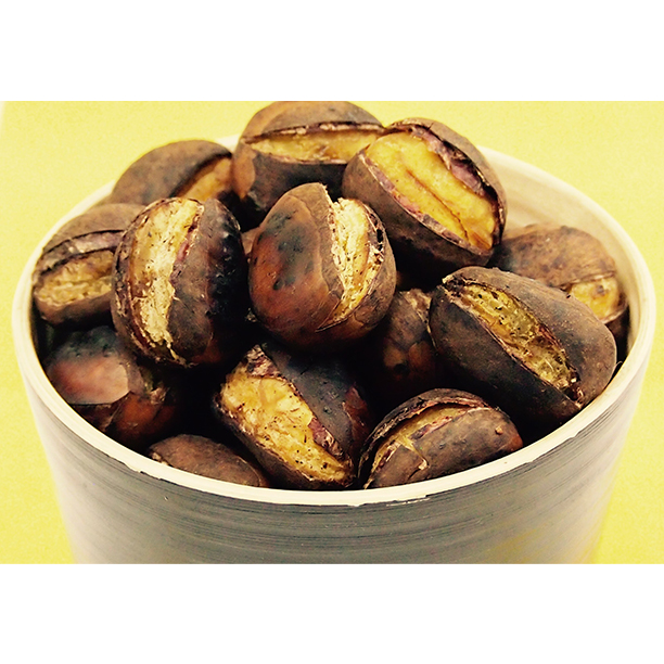 おいしい塩焼き栗