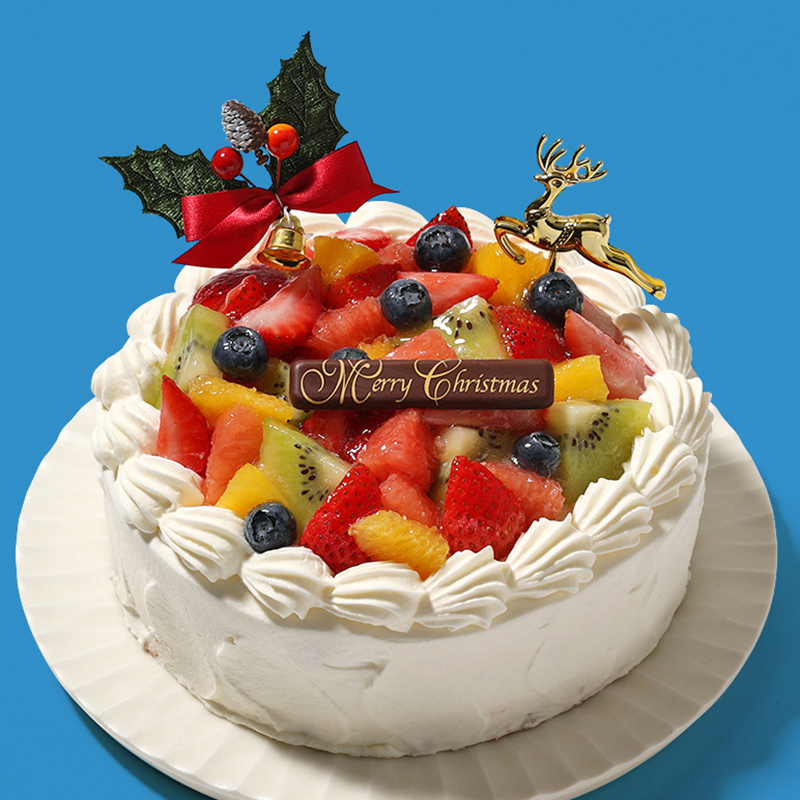 〈クリケット×パパジョンズ〉フルーツクリスマスケーキ