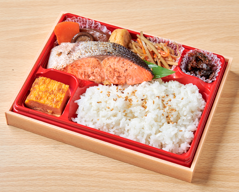 〈佃浅〉自慢のトロける炙り銀鮭弁当