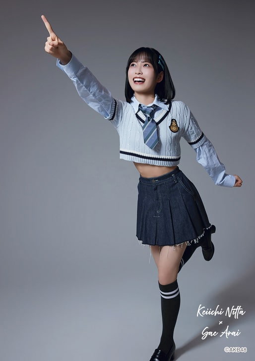 新田桂一コラボランダム生写真(新井彩永)