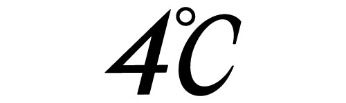 4℃