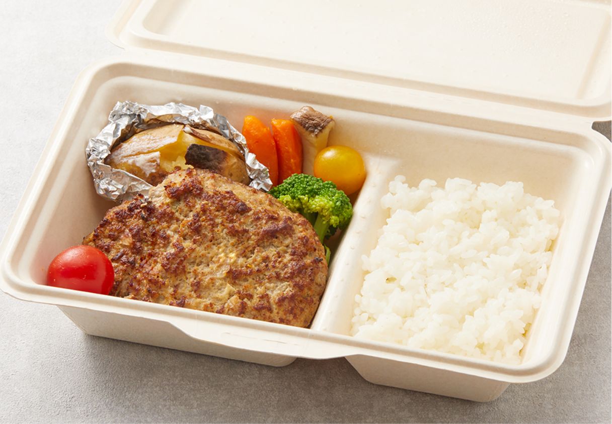 〈ボストン〉ハンバーグ弁当